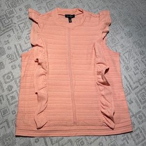 Jessica Simpson Sleeveless Ruffle Top